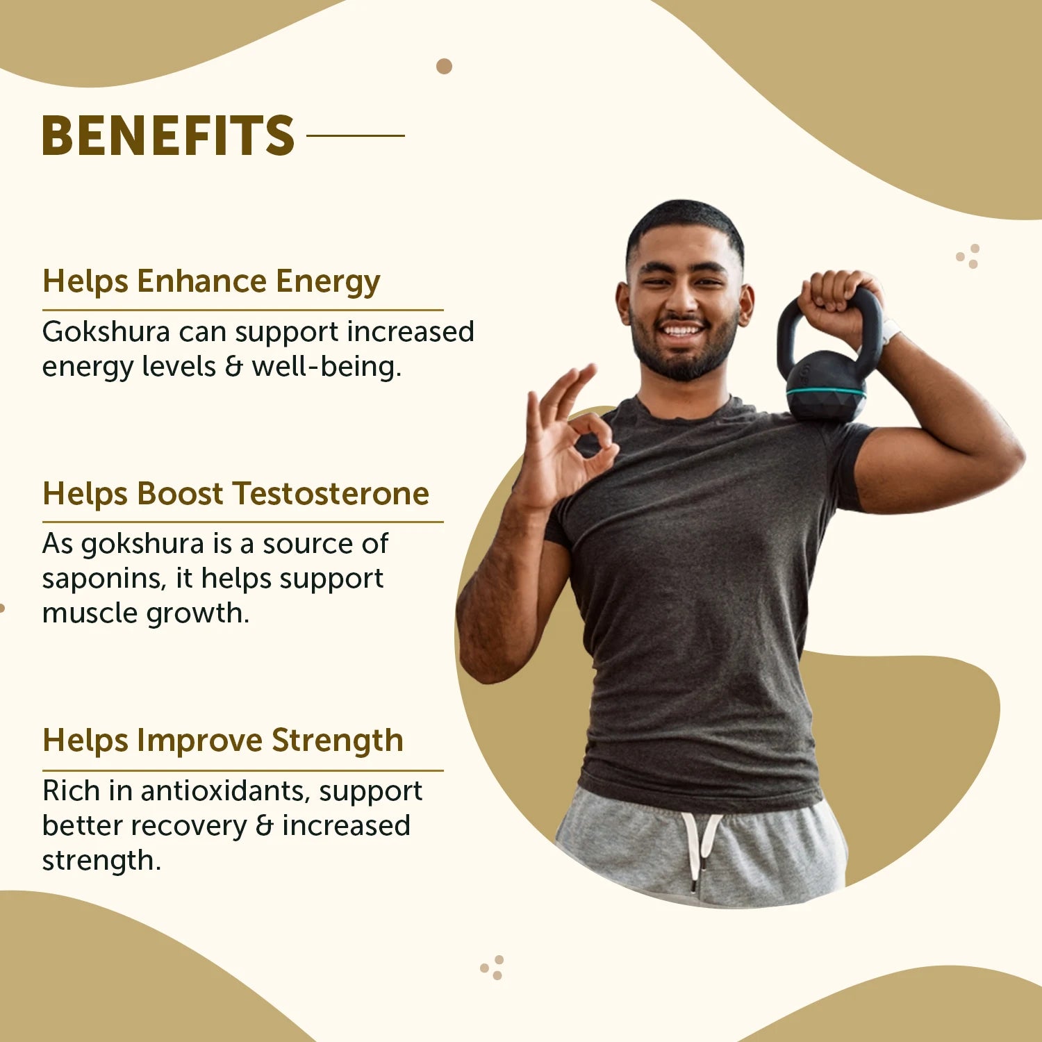 Pure Gokshura Powder (100gm) to Boost Strength & Energy image 2