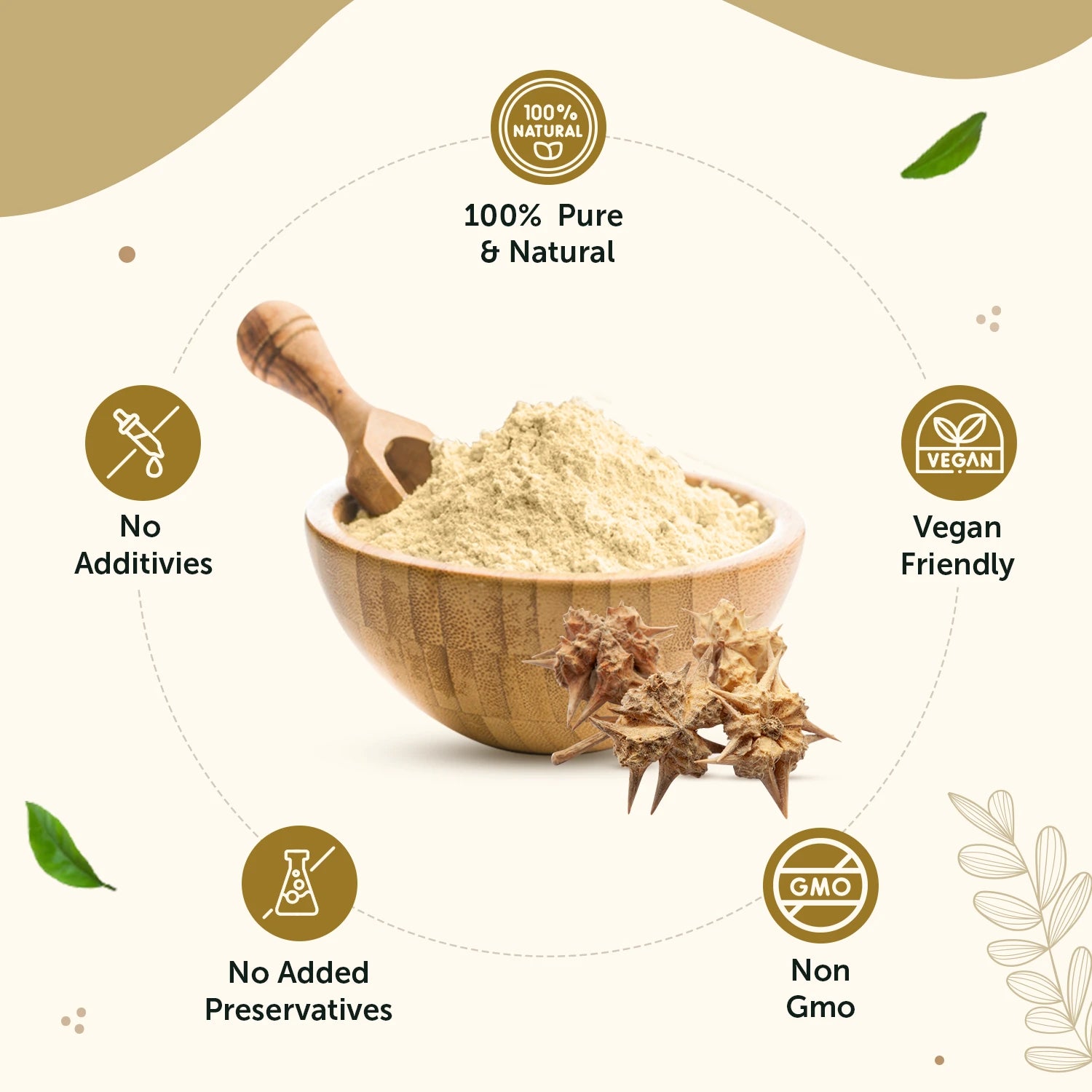 Pure Gokshura Powder (100gm) to Boost Strength & Energy image 3