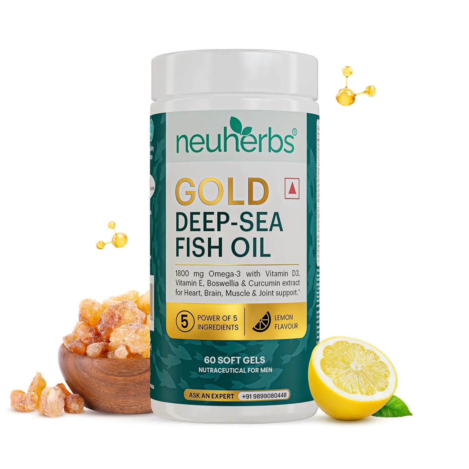 Gold Deep-Sea Fish Oil With Higher Strength Omega-3 image 1