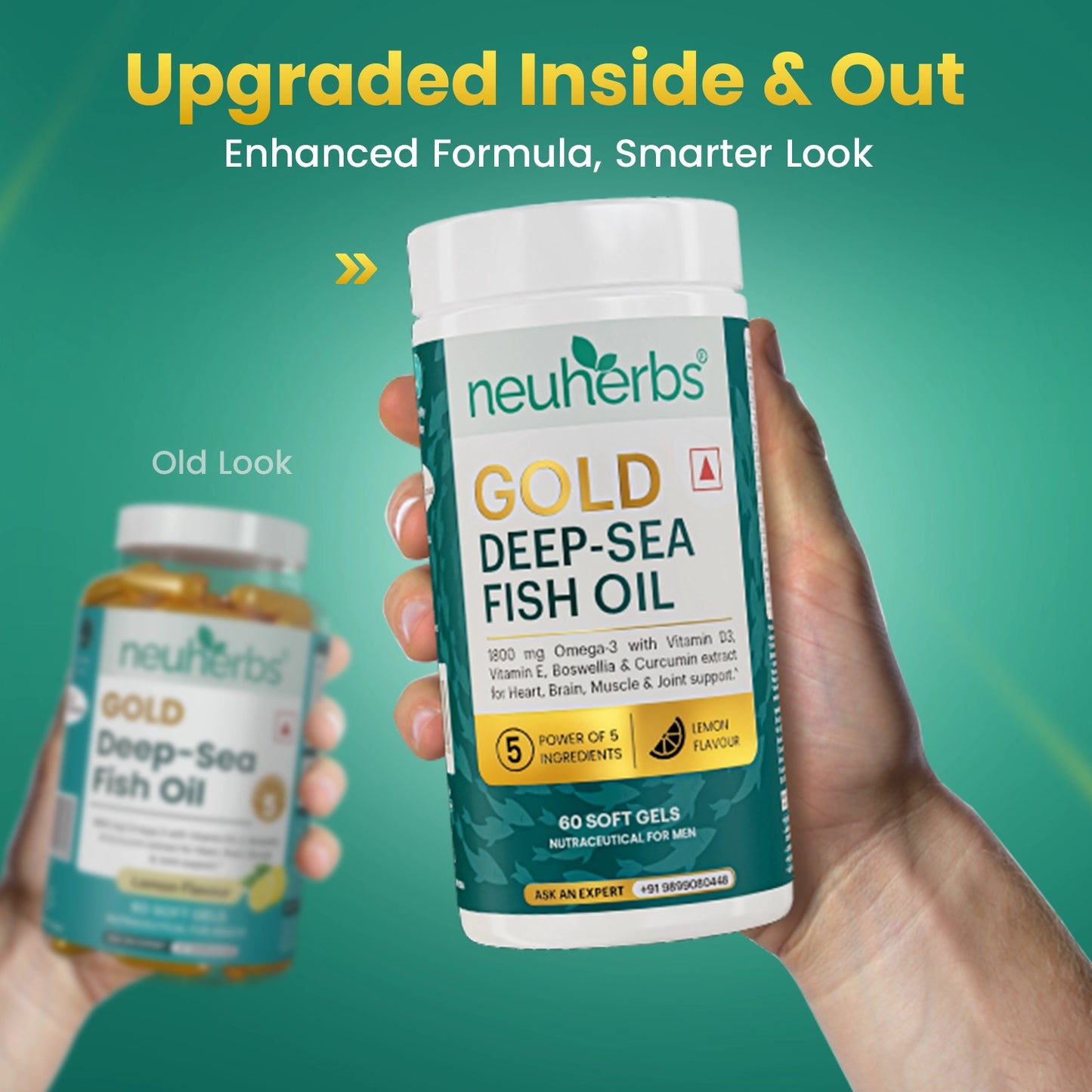 Gold Deep-Sea Fish Oil With Higher Strength Omega-3