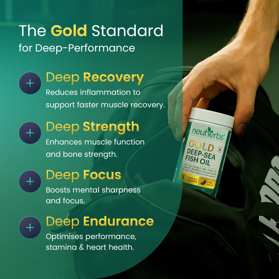 Gold Deep-Sea Fish Oil With Higher Strength Omega-3