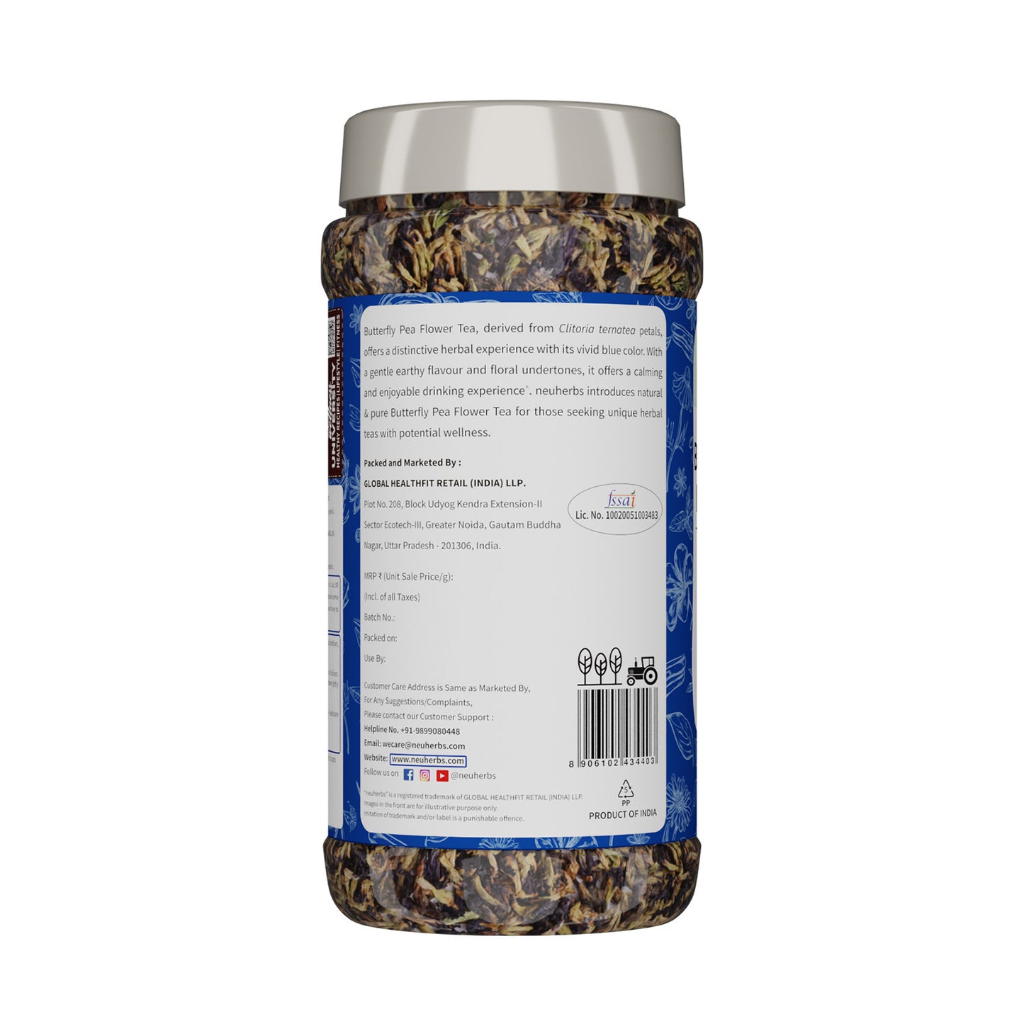 Butterfly Pea Flower Tea for Glowing Skin - 30gm