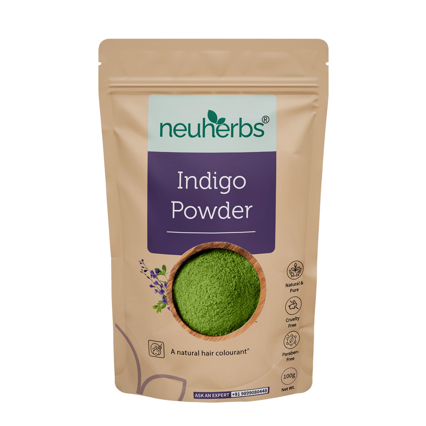 100% Natural Indigo Powder- Promote Natural Hair Colour