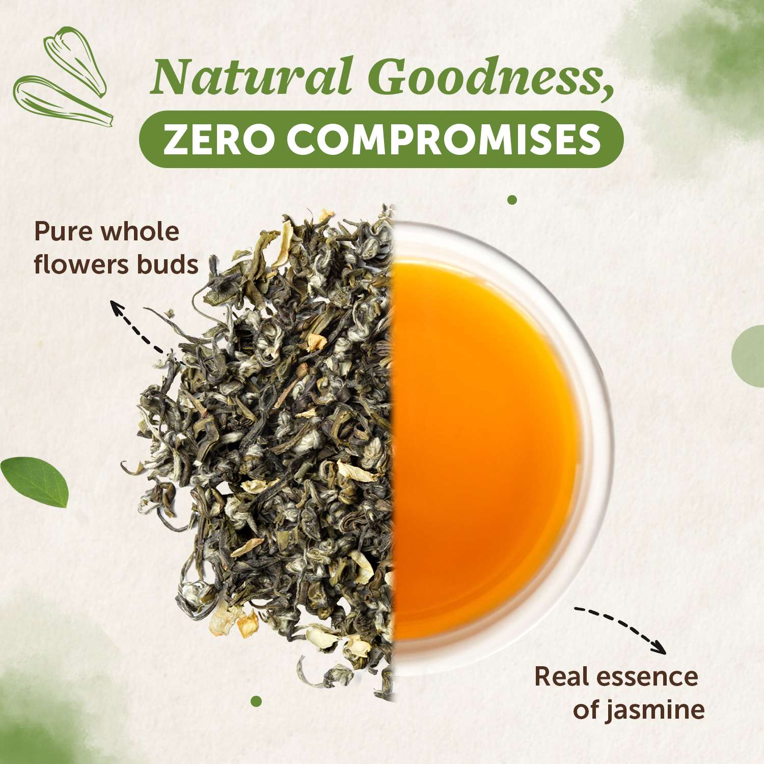 Jasmine Flower Tea For Calm Mind and Body Relaxation - 30 gm image 2