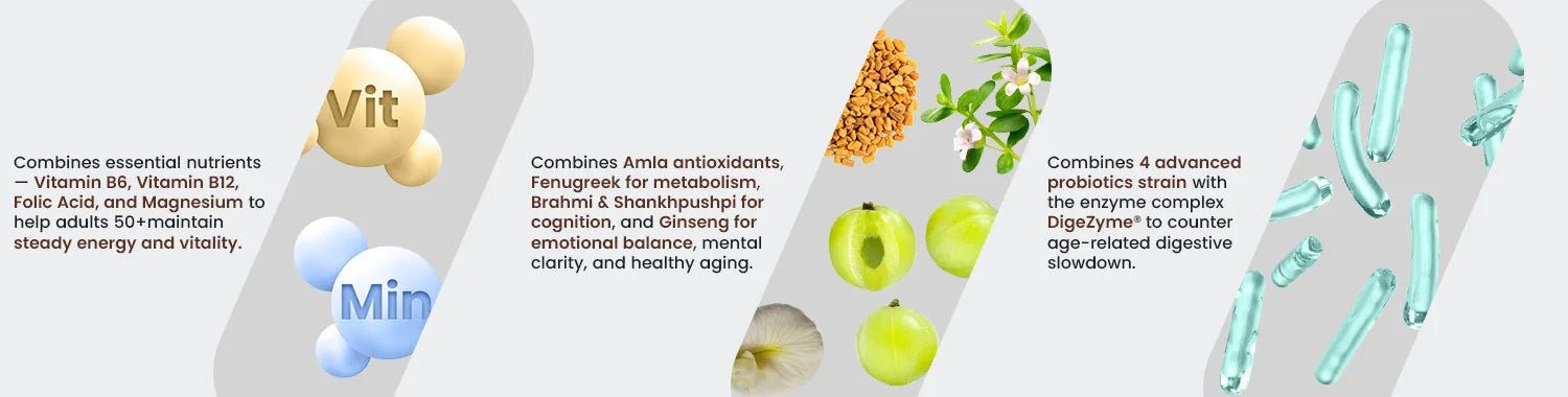 True Vitamin adult 50+ Tablets | Multivitamins for Adults