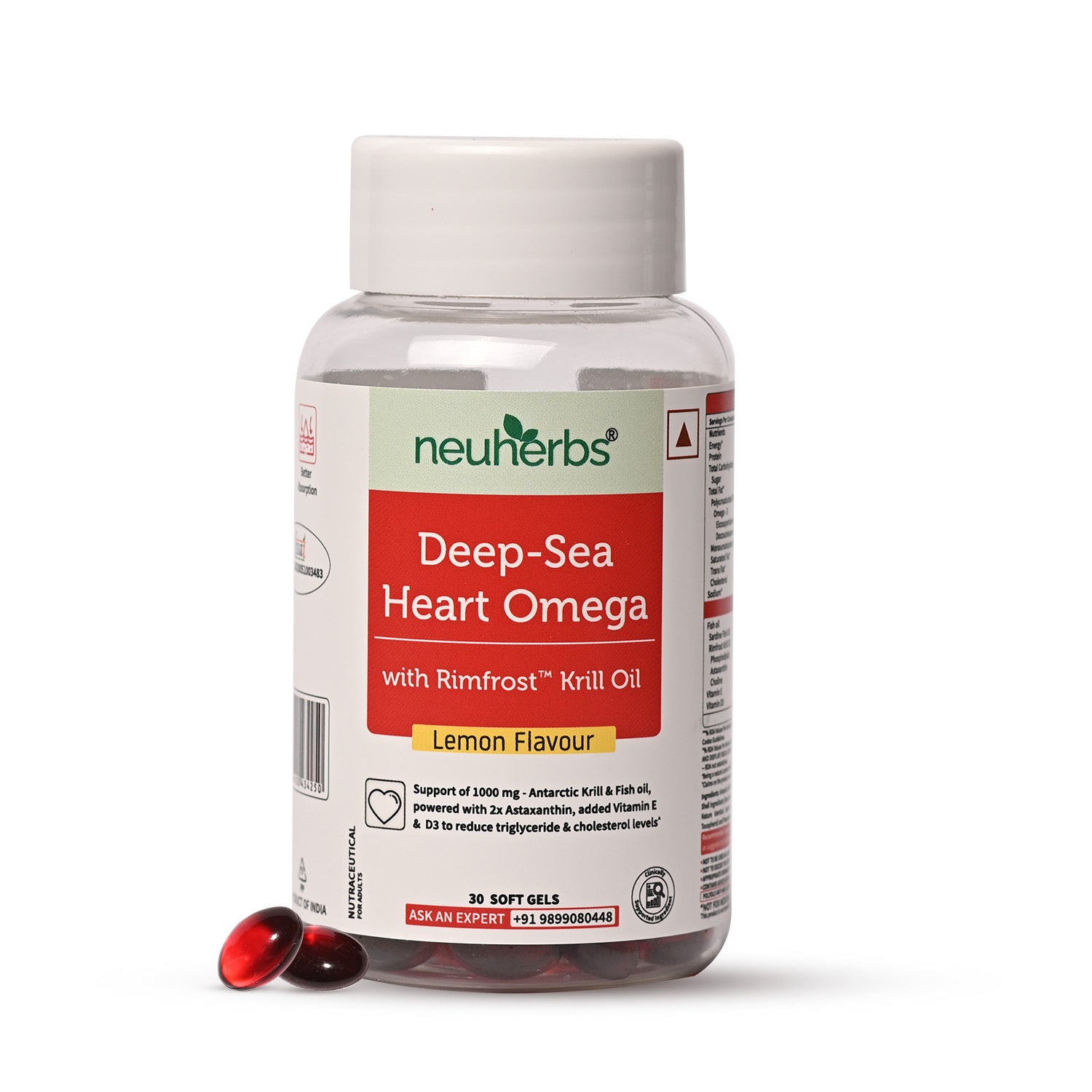 Deep-Sea Heart Omega With Rimfrost™ Krill Oil Capsules image 1