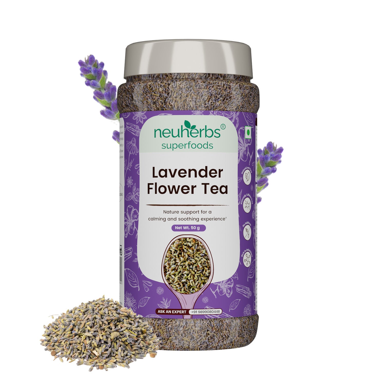 Lavender Flower Tea-Soothe Your Mind, Sleep Peacefully image 1