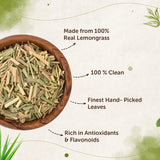 100% Natural Lemongrass Tea - Boost Immunity, Promote Digestion