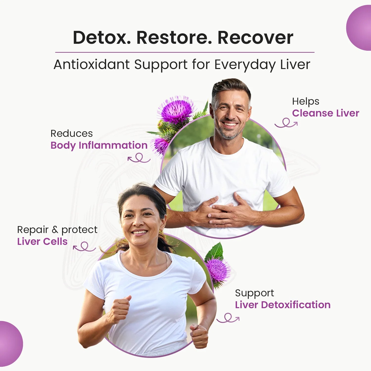 Neuherbs Liver Detox Capsules with High Strength Milk Thistle