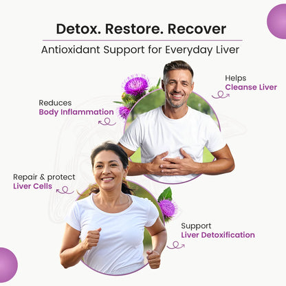 Neuherbs Liver Detox Capsules with High Strength Milk Thistle
