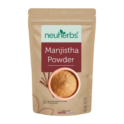 100% Natural Manjistha Powder - For Clear & Glowing Skin
