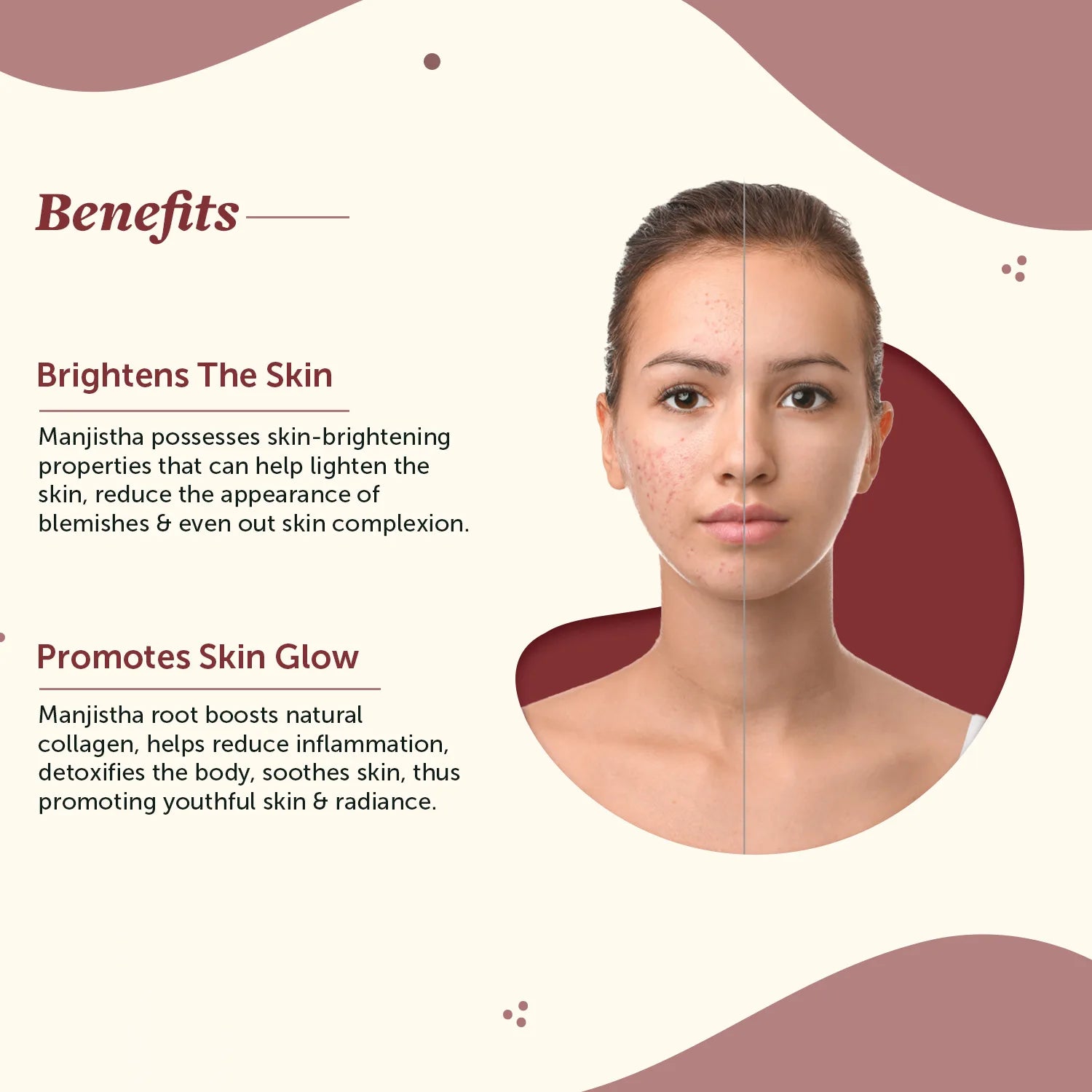 100% Natural Manjistha Powder - For Clear & Glowing Skin image 3