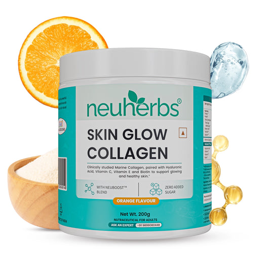 Neuherbs Skin Glow Collagen Powder Orange