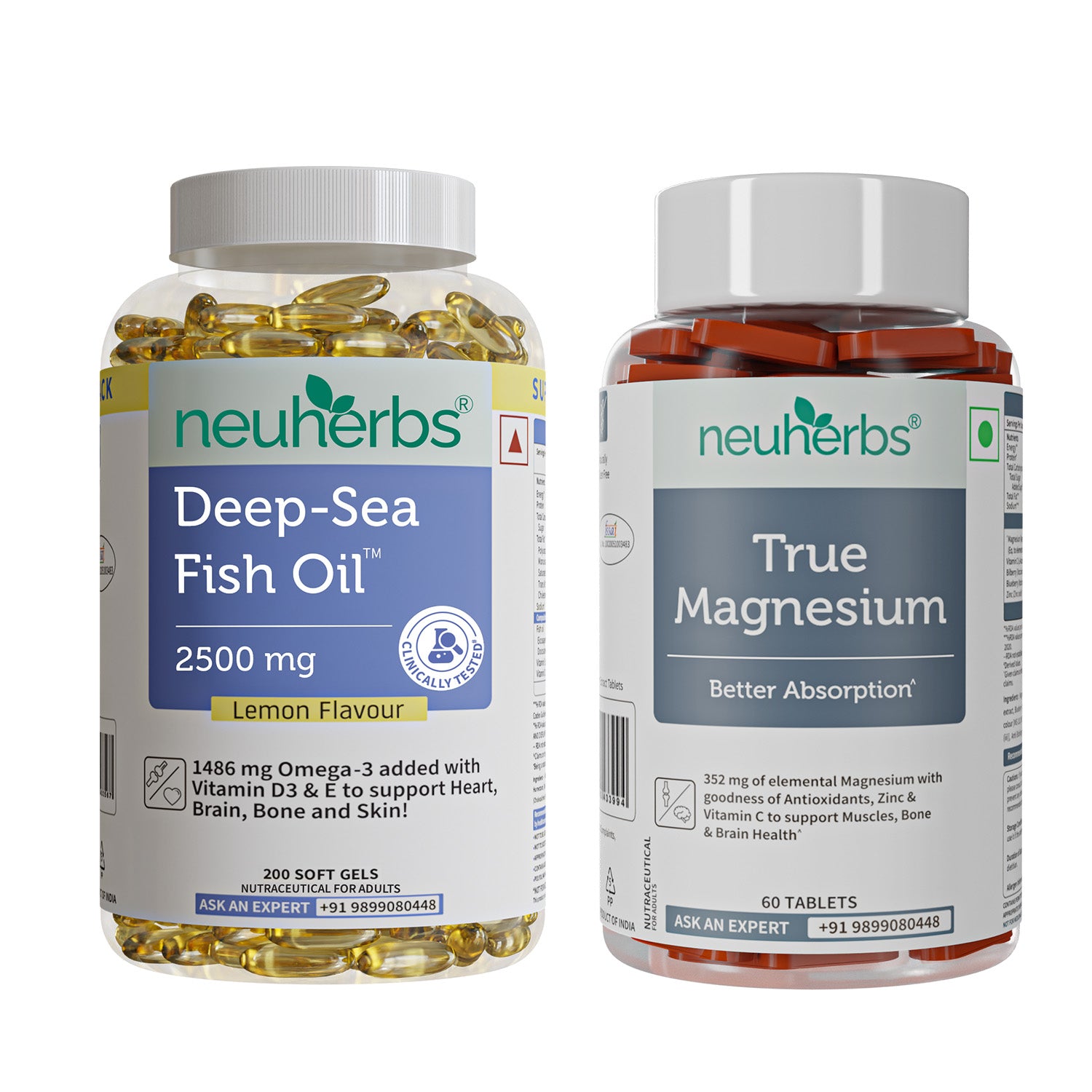 Neuherbs Men’s Muscle Health Pack for Strength & Recovery image 1