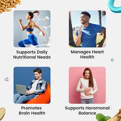 Couple’s Wellness Pack– Mini Fish Oil Omega-3 & Multivitamin Women Combo