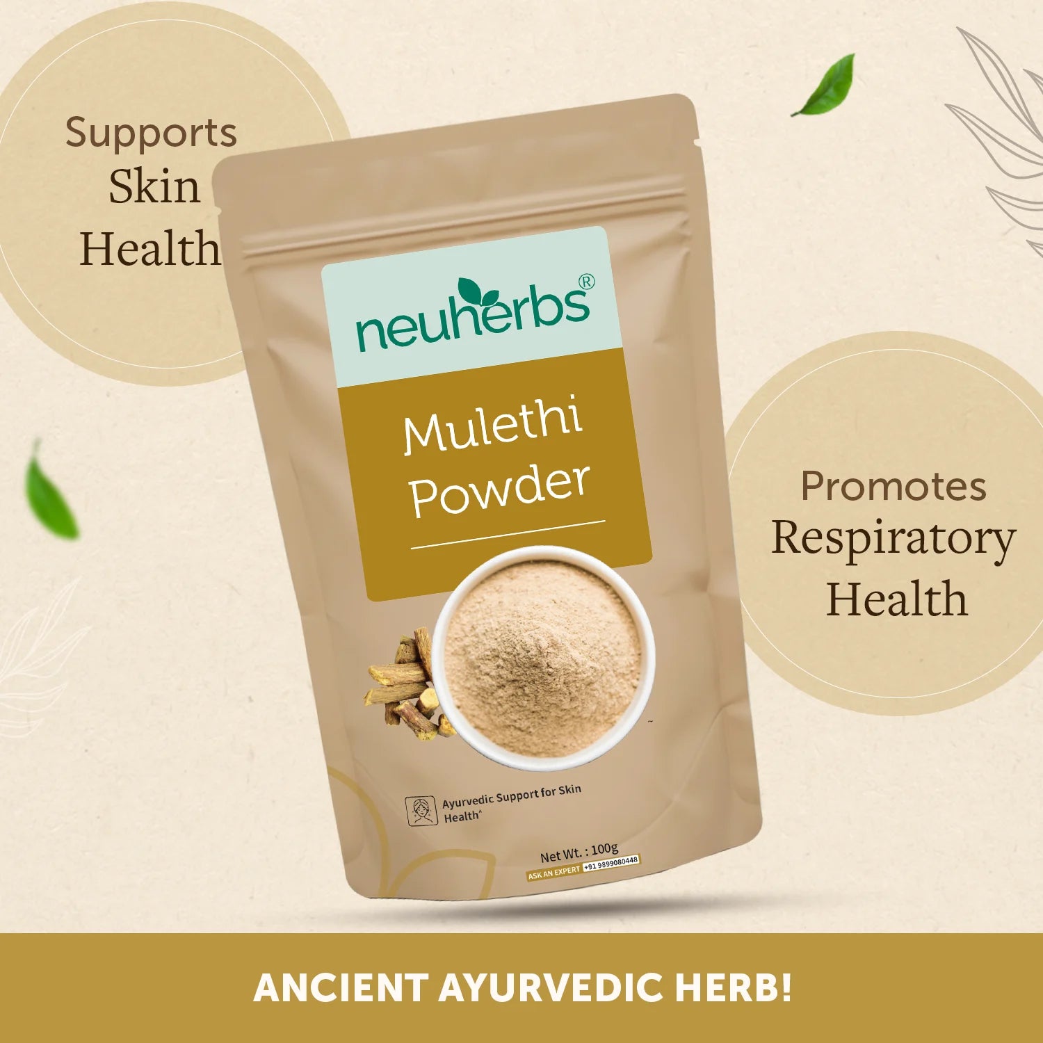 Mulethi Powder for Skin Tightening & Sore Throat image 4