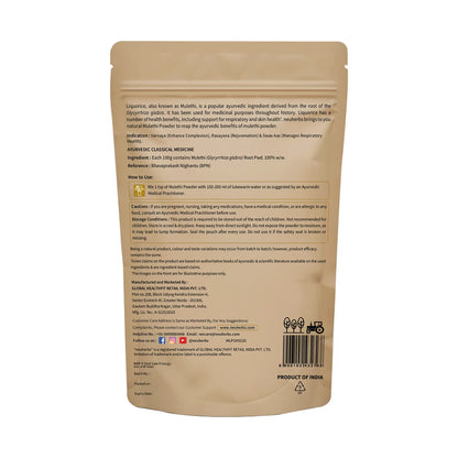 Mulethi Powder for Skin Tightening & Sore Throat