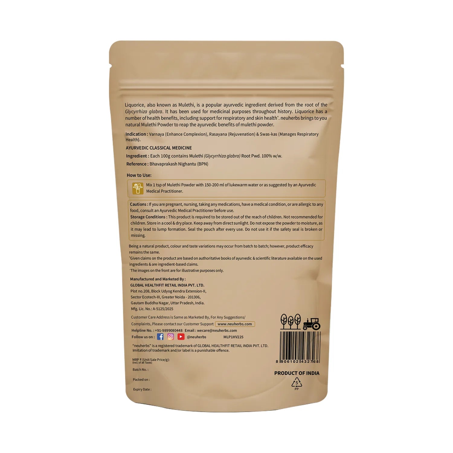 Mulethi Powder for Skin Tightening & Sore Throat image 6