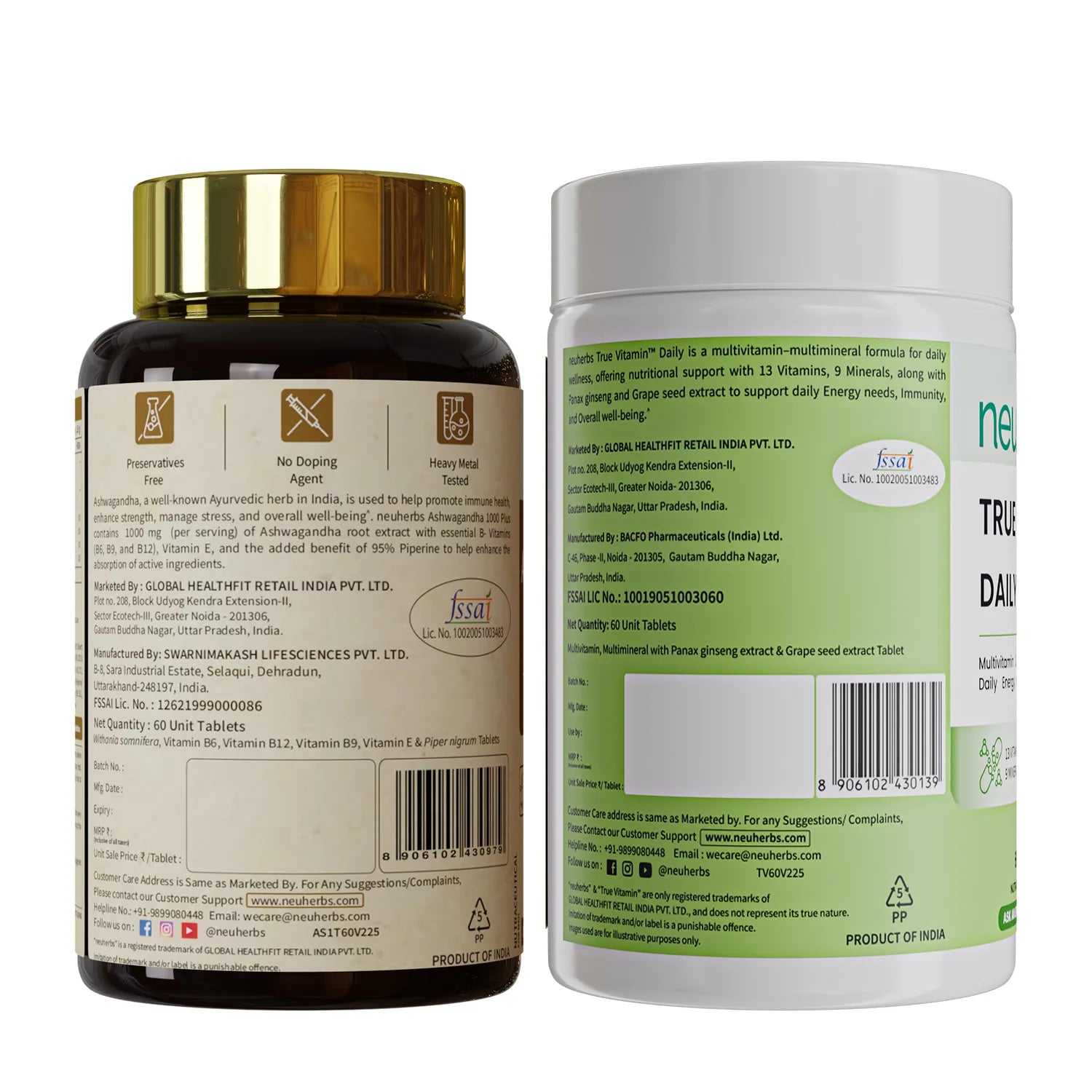 True Vitamin 60 Tablets & Ashwagandha 1000 Plus 60 Tablets Combo image 5