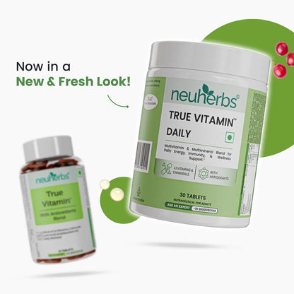 True Vitamin Daily - Multivitamins For Overall Health and Strength