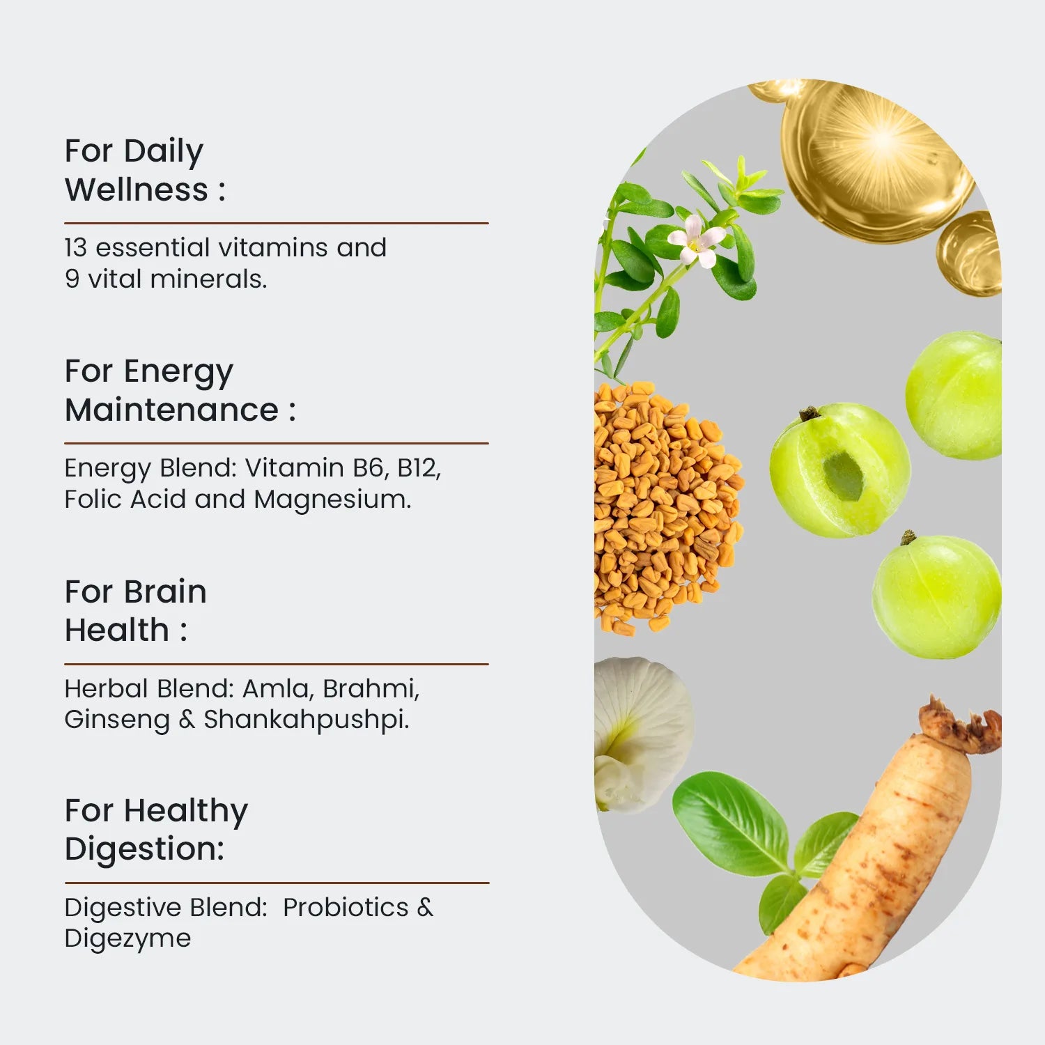 True Vitamin adult 50+ Tablets | Multivitamins for Adults image 4