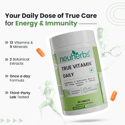 Neuherbs True Vitamin Daily Tablets