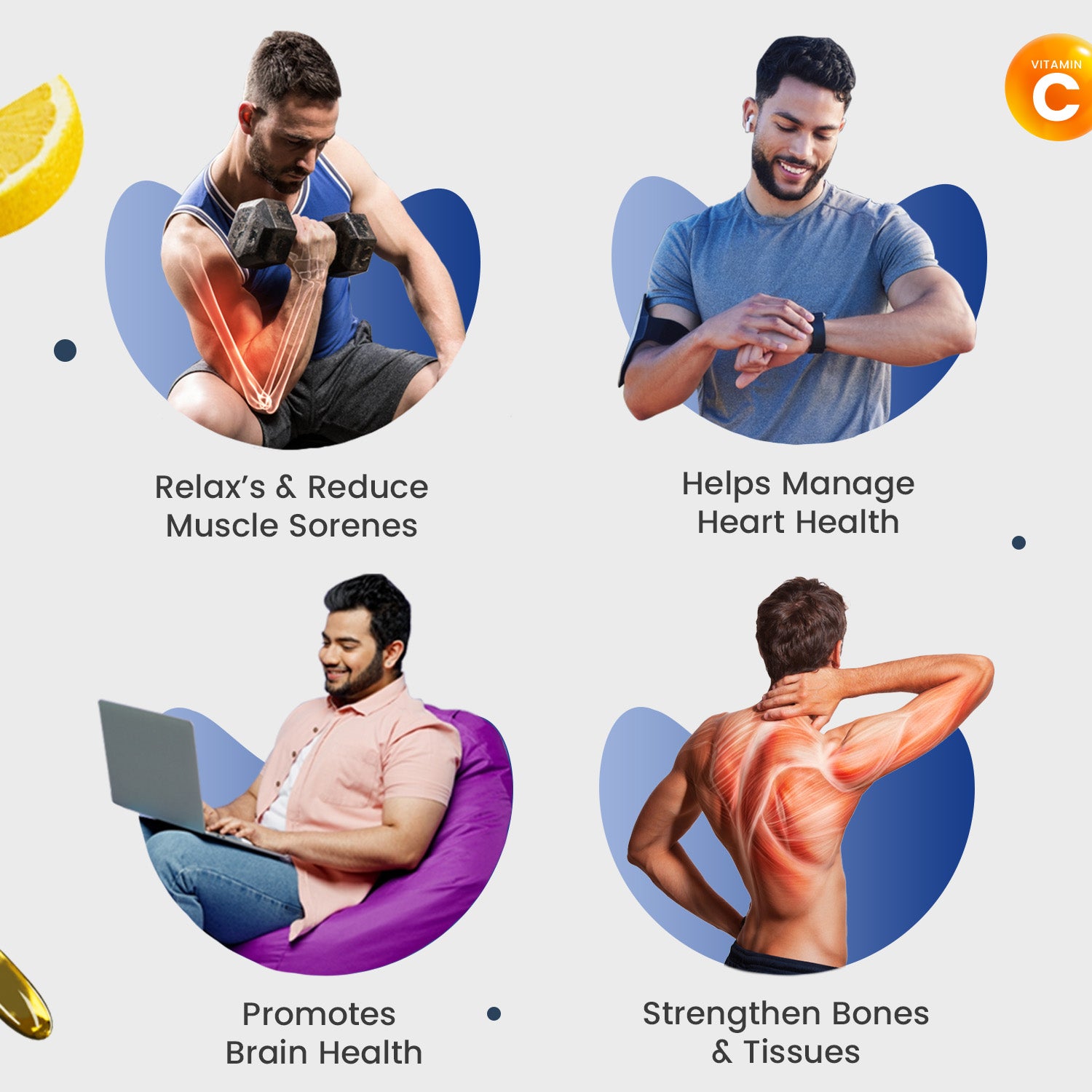 Neuherbs Men’s Muscle Health Pack for Strength & Recovery