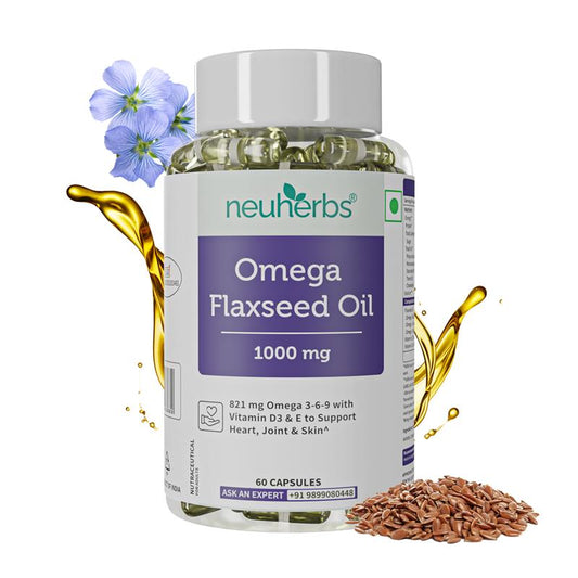 Neuherbs Omega Flaxseed Oil Capsules 1000mg
