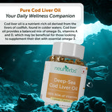 Deep Sea Cod Liver Oil Capsules for Heart & Brain