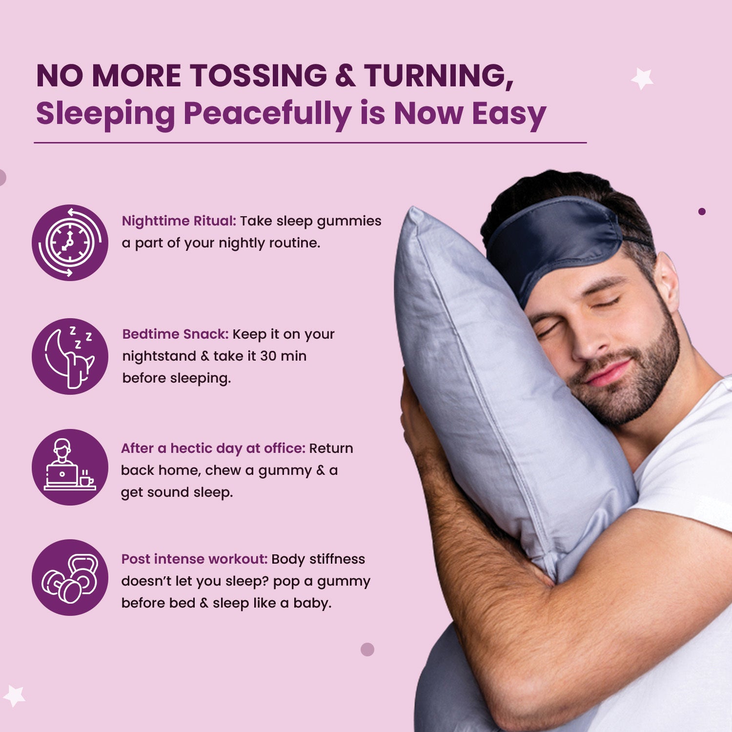 Melatonin Sleep Gummies (Mango Flavour) For Blissful Sleep