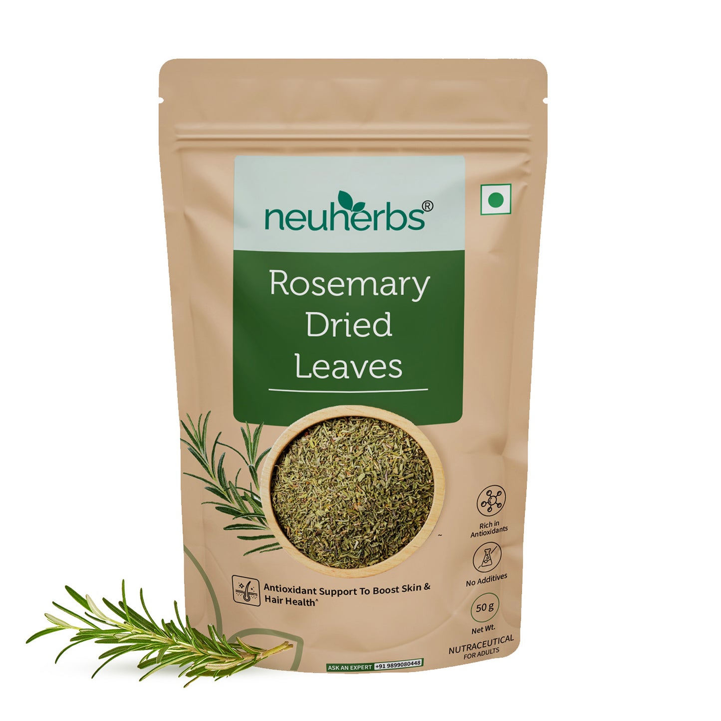 Pure Rosemary Dried Leaves to enrich Hair & Skin