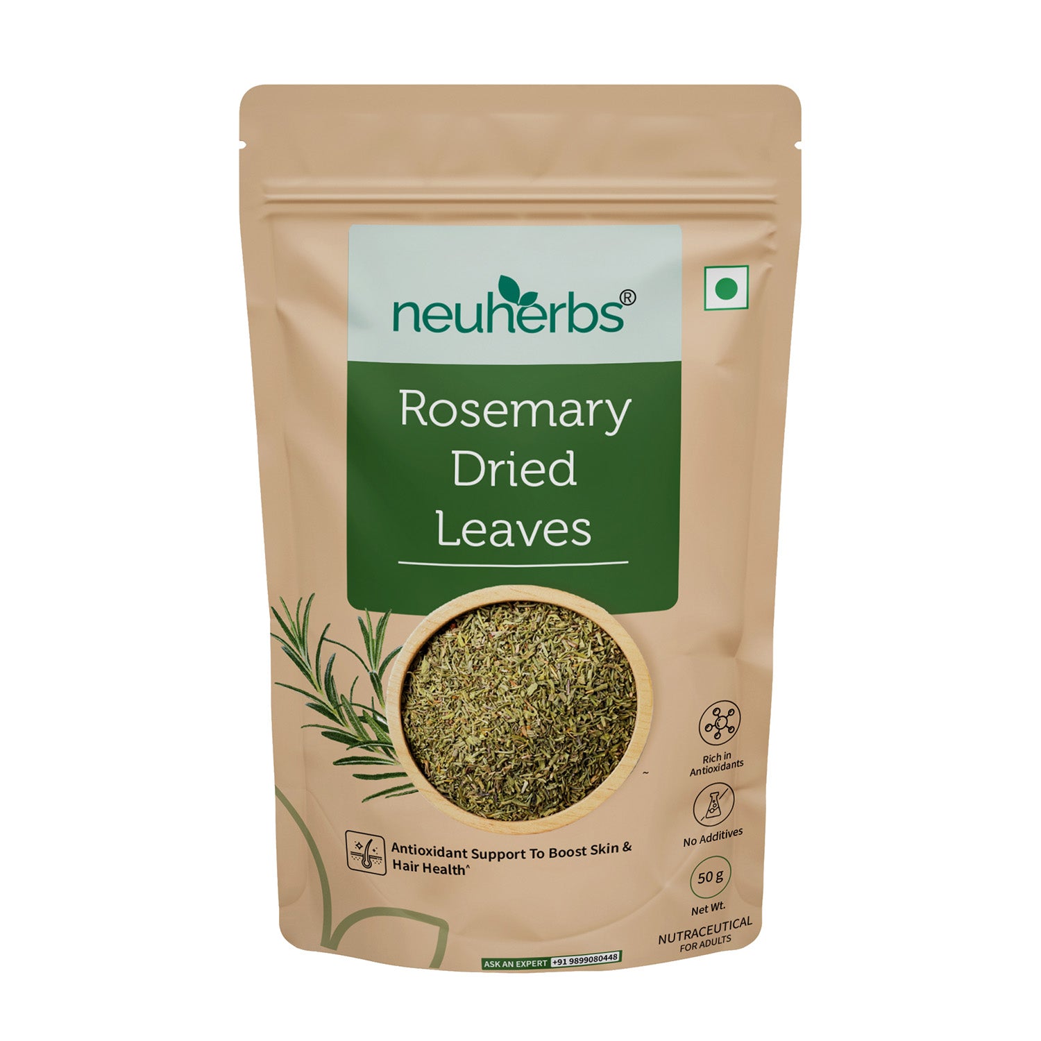 Pure Rosemary Dried Leaves to enrich Hair & Skin image 1