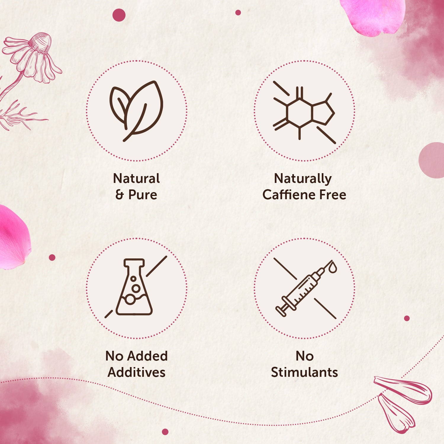 Rose Flower Tea For Glowing Skin, Improves Skin Tone- 50 gm image 5