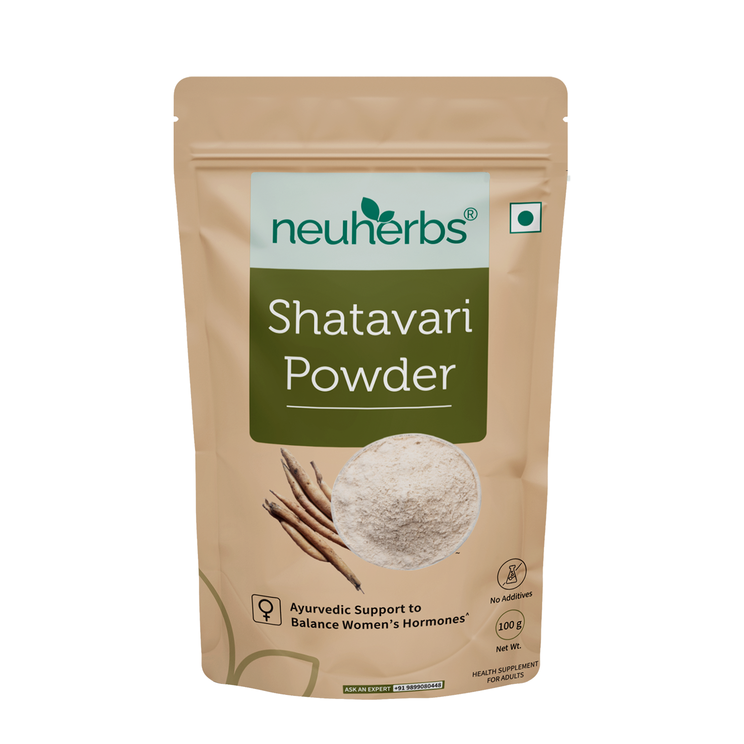 Organic Shatavari Powder For Women's Hormonal Balance