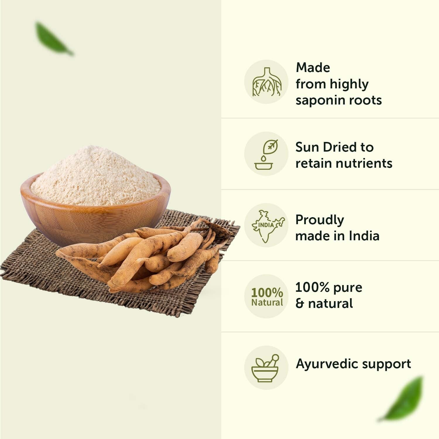Organic Shatavari Powder For Women's Hormonal Balance