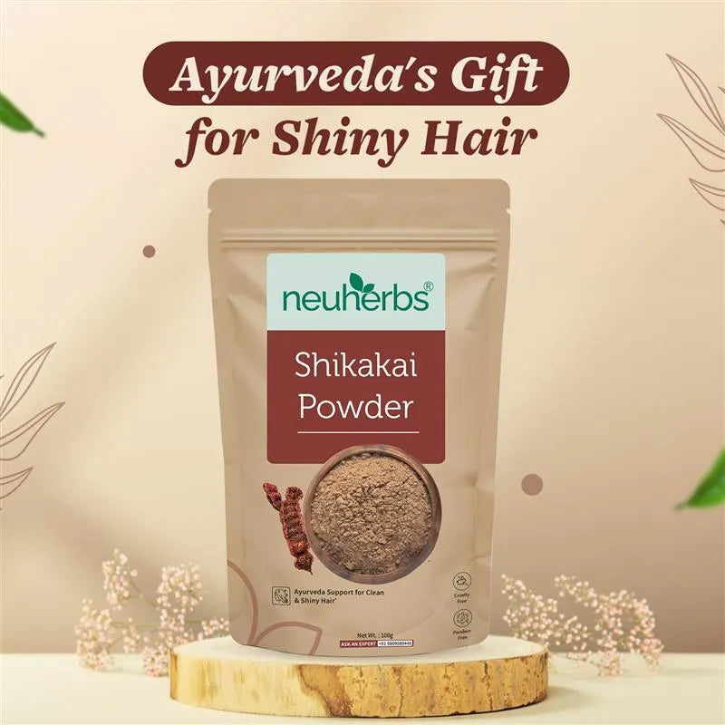 100% Natural Shikakai Powder For Hair Cleansing & Shine