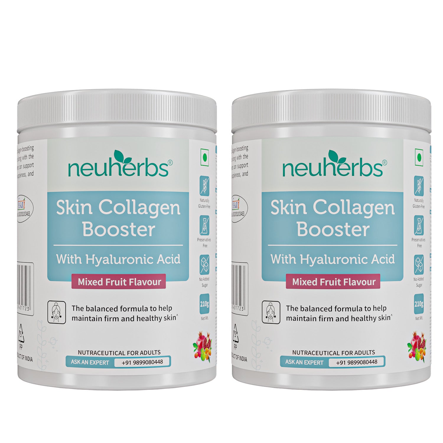 Skin Collagen Booster with Hyaluronic Acid for Skin Glow