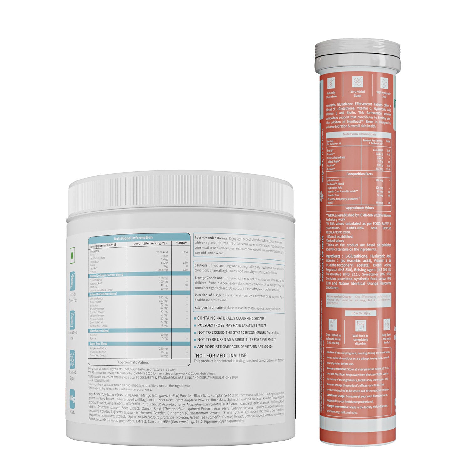 Radiant Skin Combo: Collagen & Glutathione Tablets image 2