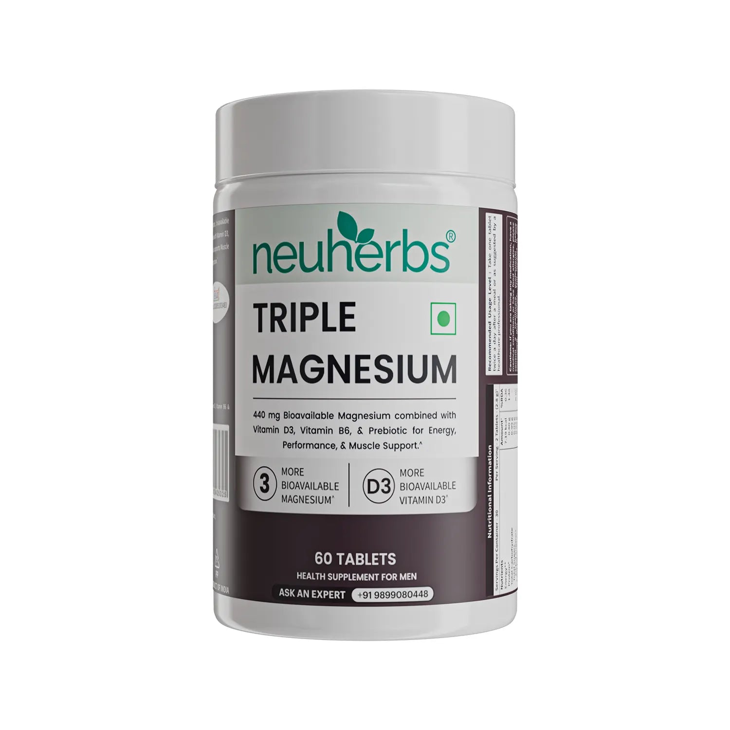Neuherbs Triple Magnesium Complex Supplement image 1