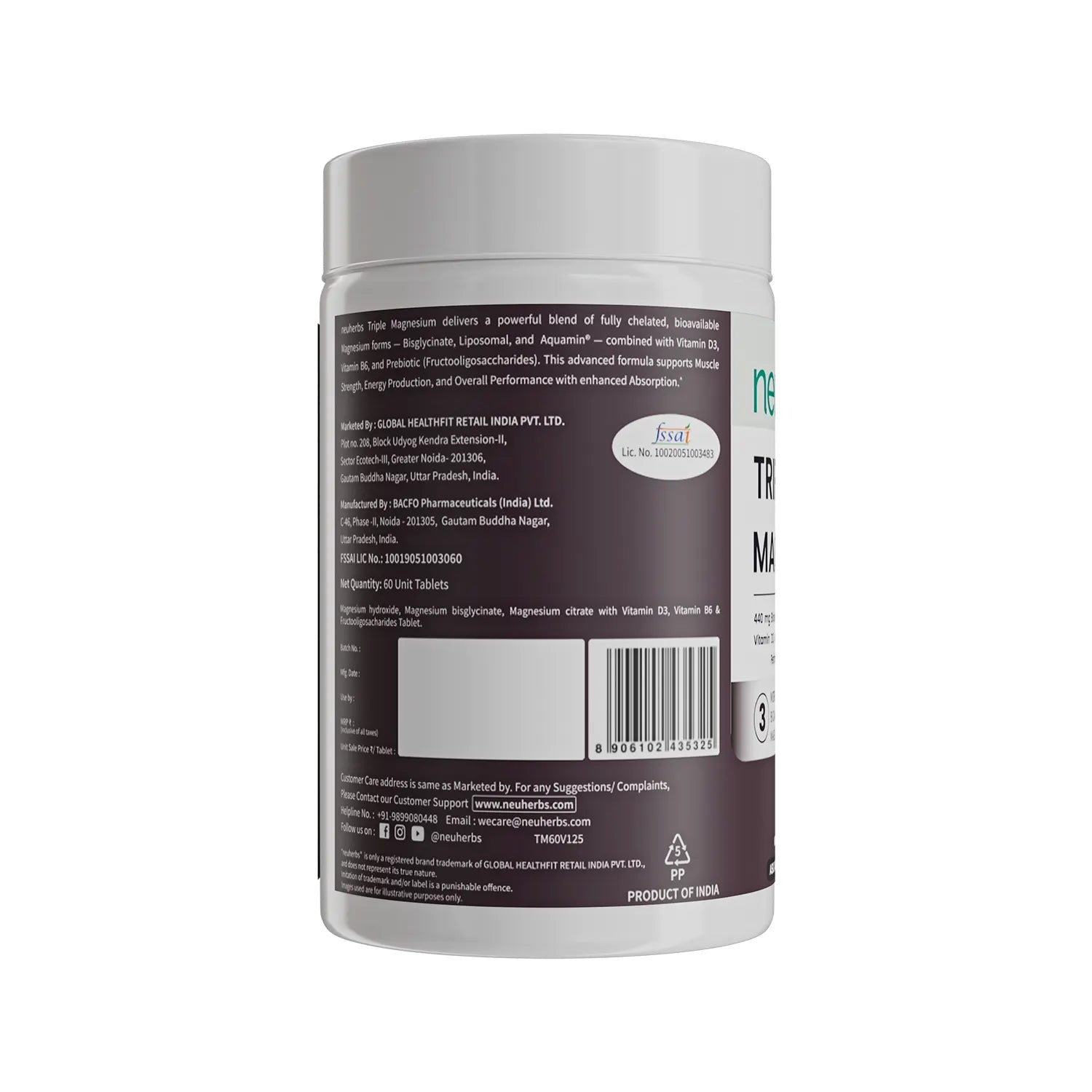 Neuherbs Triple Magnesium Complex Supplement image 9
