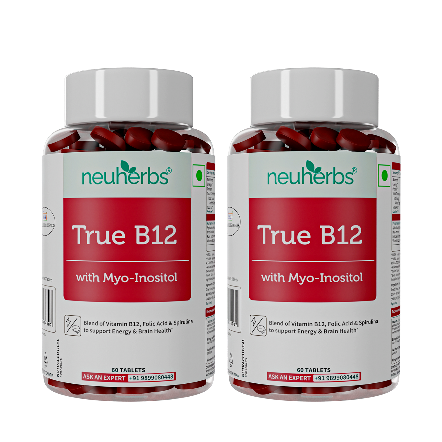 Plant-Based True Vitamin B12 Tablets For Energy & Brain image 10