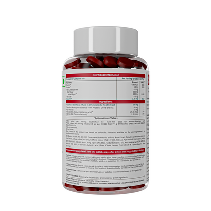 Plant-Based True Vitamin B12 Tablets For Energy & Brain