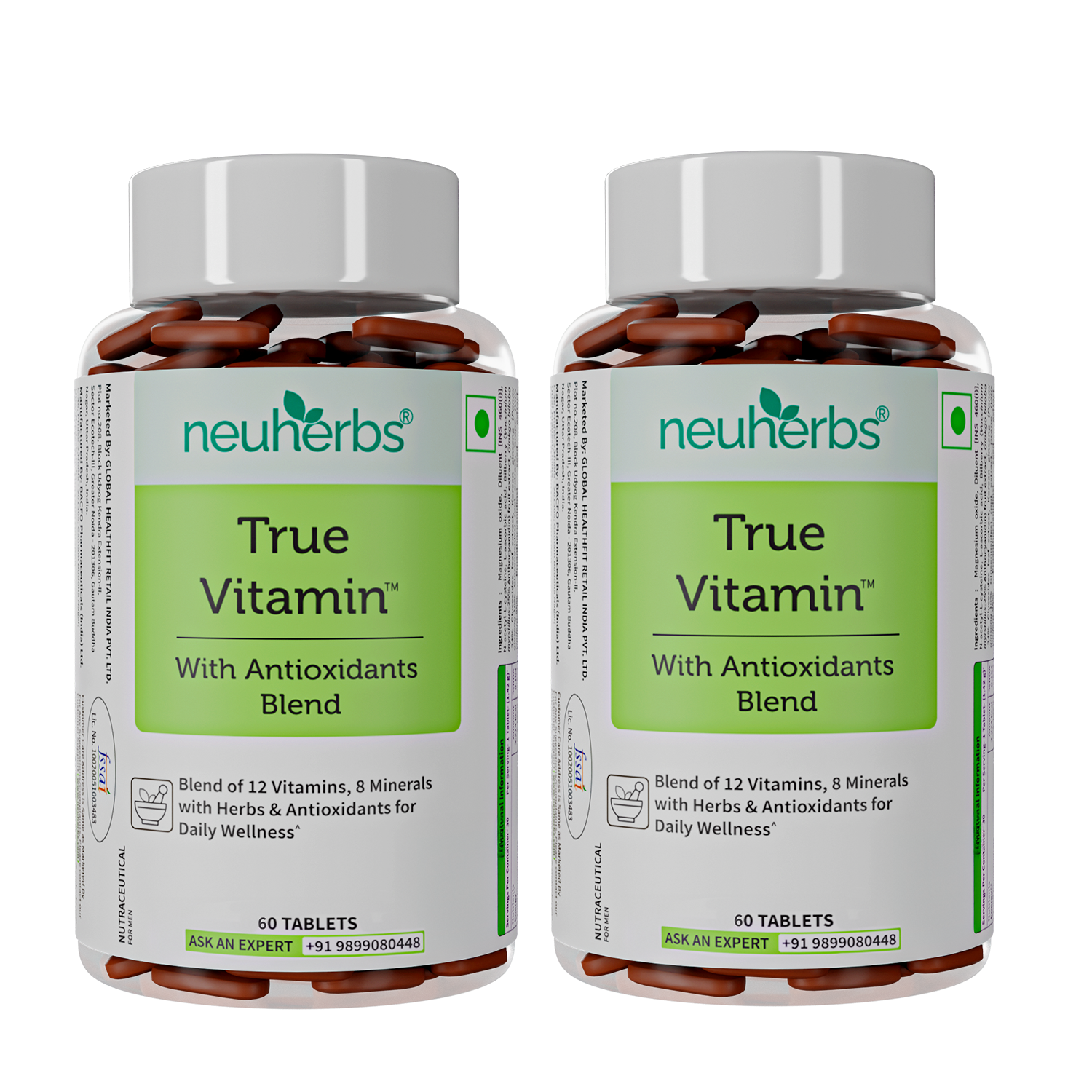 True Vitamin Tablets: Antioxidants Blend for Wellness