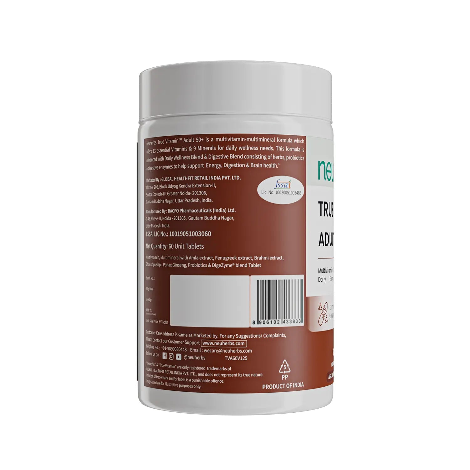 True Vitamin adult 50+ Tablets | Multivitamins for Adults image 8