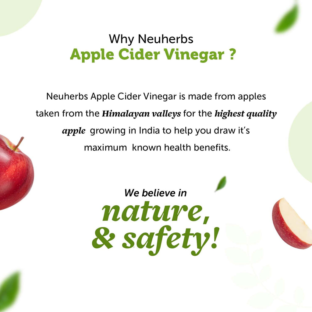 Organic Apple Cider Vinegar filtered help in Weight Management, Blood Sugar level and Digestion for Men & Women
