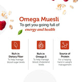 Omega Muesli with goodness of millets best for Managing Weight, Heart & Nutritious Munching