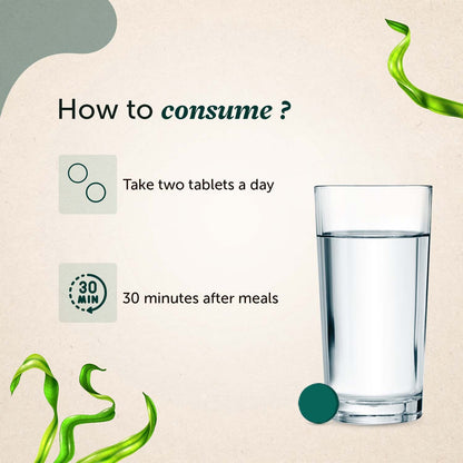 Organically Certified Spirulina Tablets for High Energy, Immunity and Weight Management for Men and Women