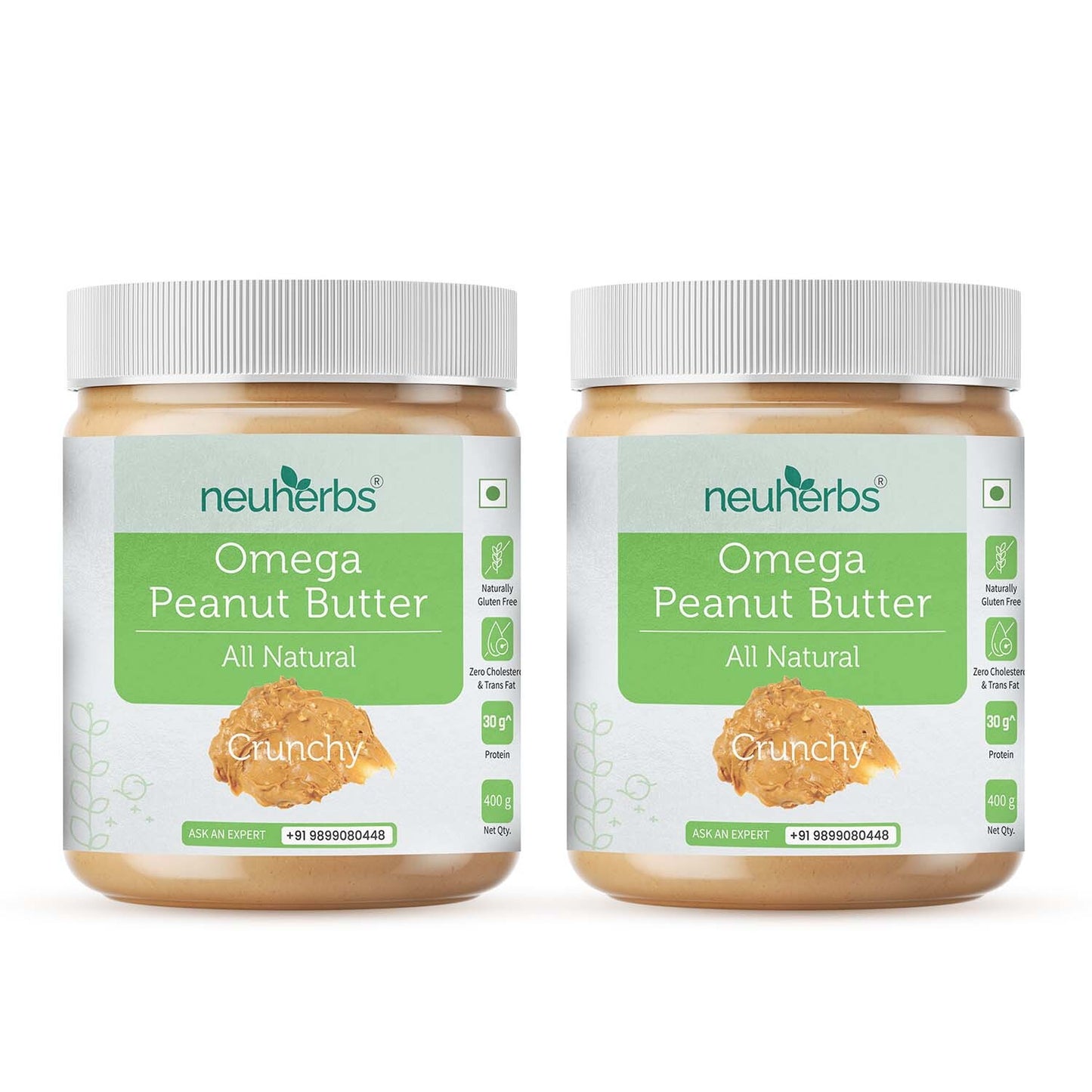 All-Natural Peanut Butter: Protein-Rich & Omega-3 Boost