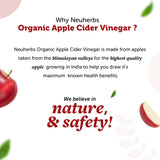 Organic Apple Cider Vinegar with Mother, Raw, Unfiltered and Undiluted help in Weight Management, Blood Sugar level and Digestion for Men & Women