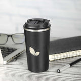 neuherbs Stainless Steel Vacuum Coffee Mug 510 ML Black